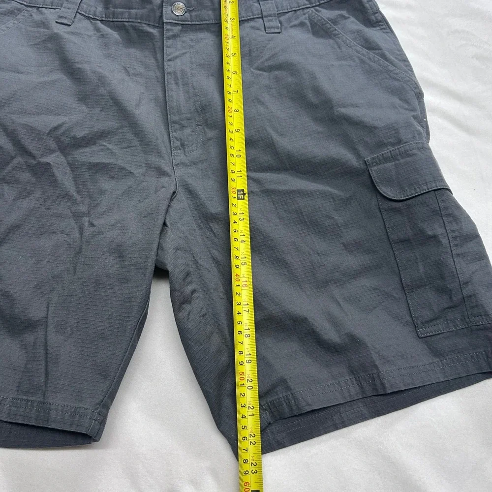 RedHead Mens Cargo Shorts 40 Gray Ripstop Outdoor Hiking Utility Shorts